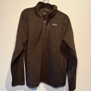 Patagonia Black and Brown Fleece Jacket
